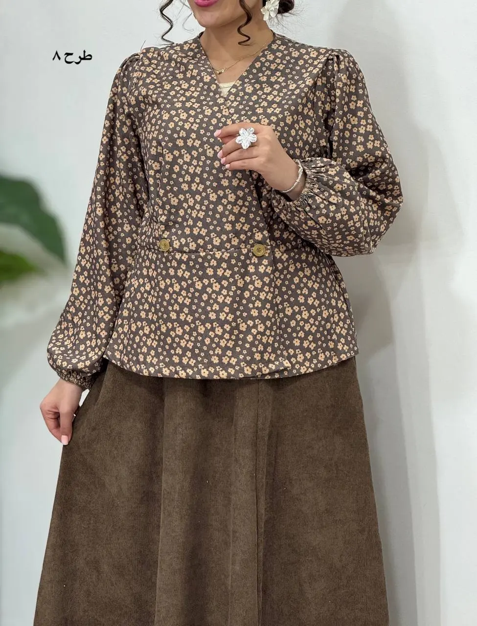 ست تونیک و دامن هانیل 4 کد 4228